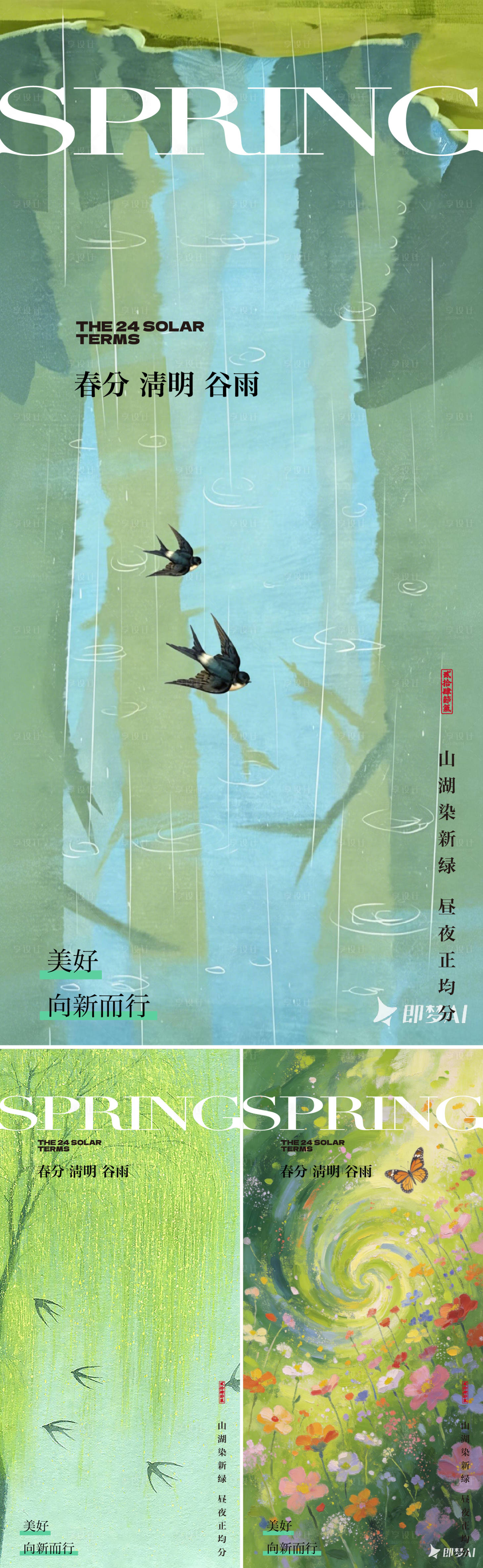 源文件下载【享设计】搜索编号：26260036115353100【春天节气系列】