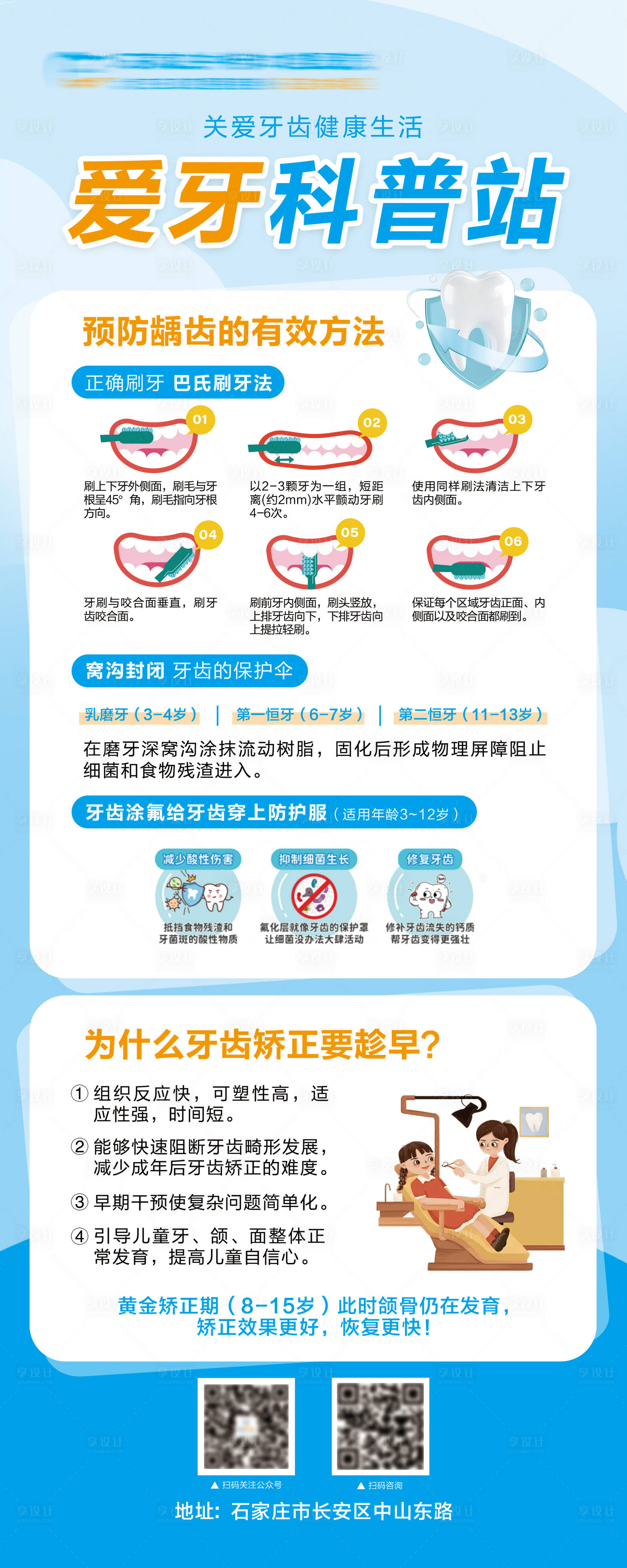 源文件下载【享设计】搜索编号：55540036139814197【牙齿科普展架】