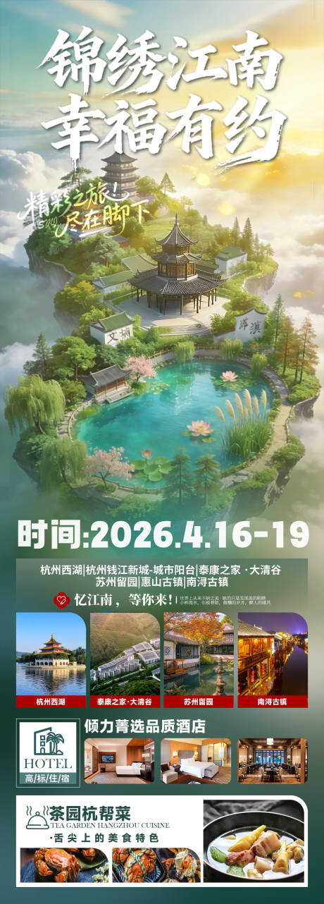 源文件下载【享设计】搜索编号：75000036145119883【锦绣江南海报】