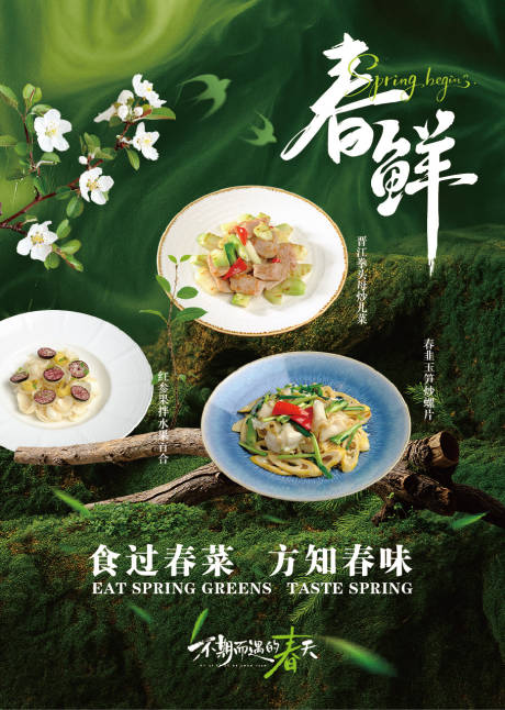 源文件下载【享设计】搜索编号：90660035769017248【春季菜品海报】