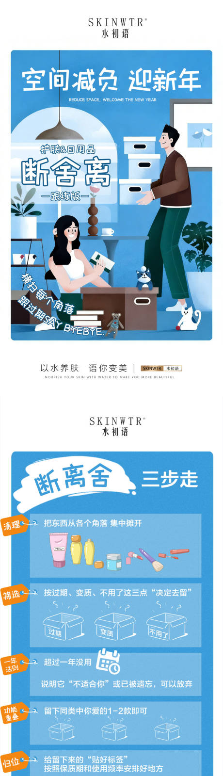 源文件下载【享设计】搜索编号：42490035785347532【医美护肤品对比科普海报】