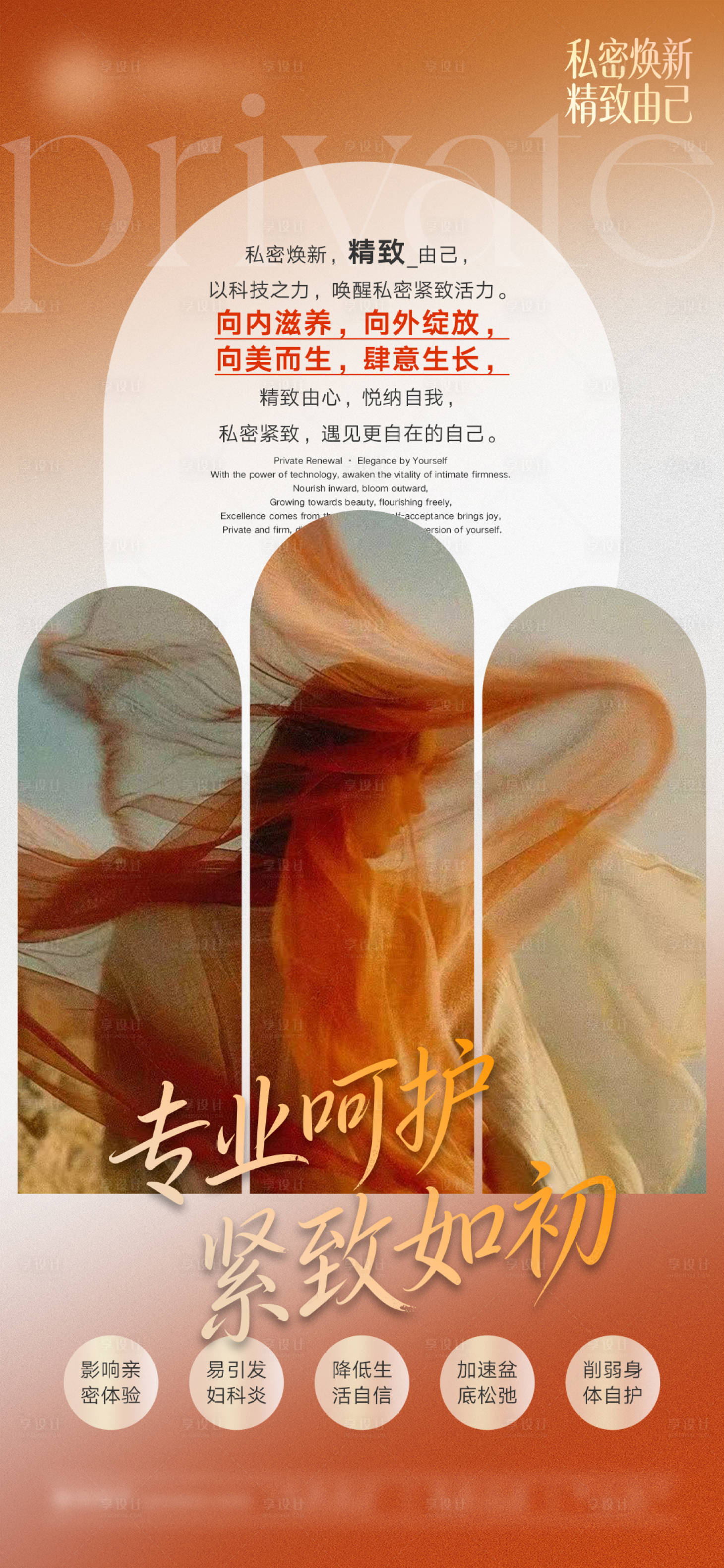 源文件下载【享设计】搜索编号：19940035889599491【女性私密健康紧致妇科科普】