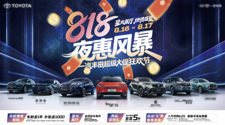 源文件下载【享设计】搜索编号：58400035937477251【汽车夜惠风暴展板】