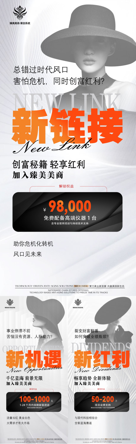 源文件下载【享设计】搜索编号：11580035684892362【医美招商造势海报】