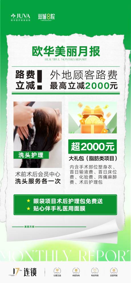 源文件下载【享设计】搜索编号：34890036139191502【医美月报政策海报】