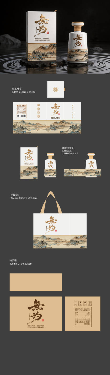 源文件下载【享设计】搜索编号：97560036067119197【白酒包装设计】