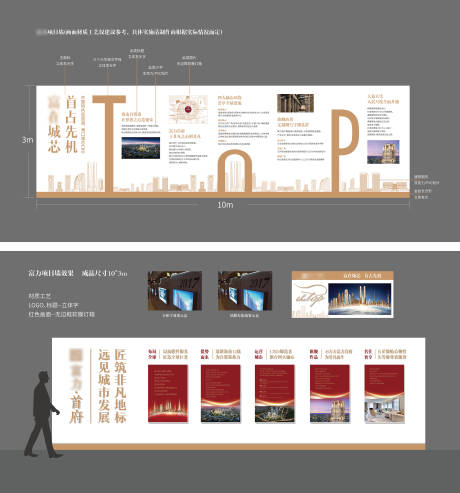 源文件下载【享设计】搜索编号：16090036059139470【富在城芯首占先机TOP品牌形象墙】