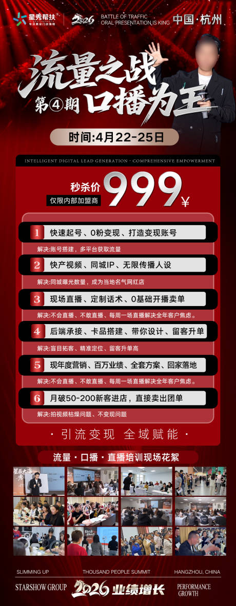 源文件下载【享设计】搜索编号：24350035927045880【流量峰会海报邀约门票】