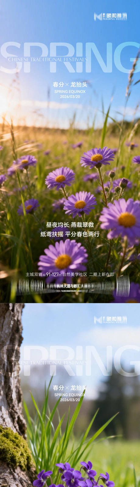 源文件下载【享设计】搜索编号：37140035902208275【龙抬头春分节日节气海报春天】