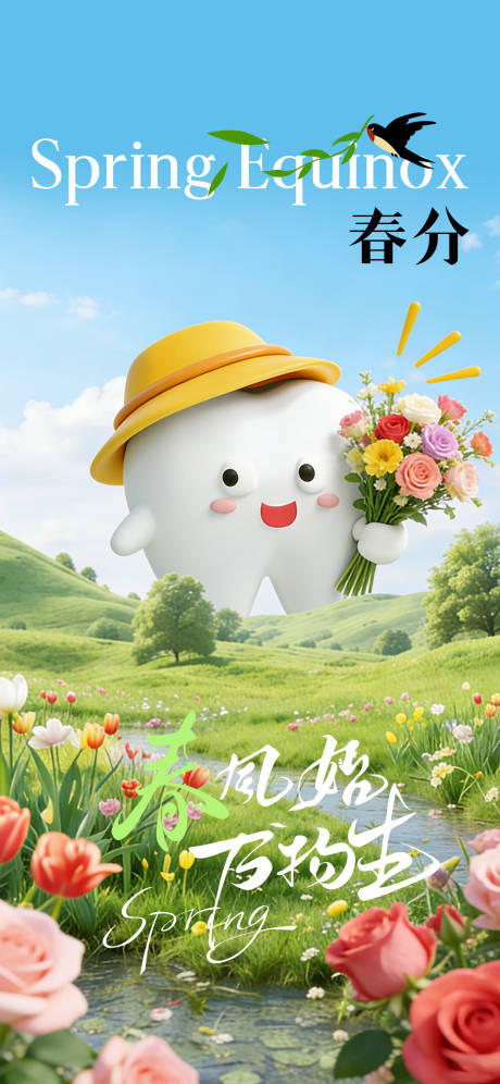 源文件下载【享设计】搜索编号：28100035783621302【二十四节气春分】
