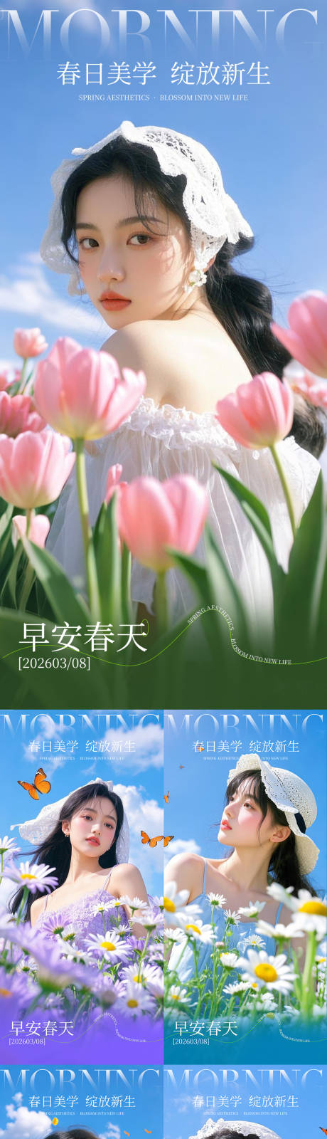 源文件下载【享设计】搜索编号：85020035693463711【早安春天】