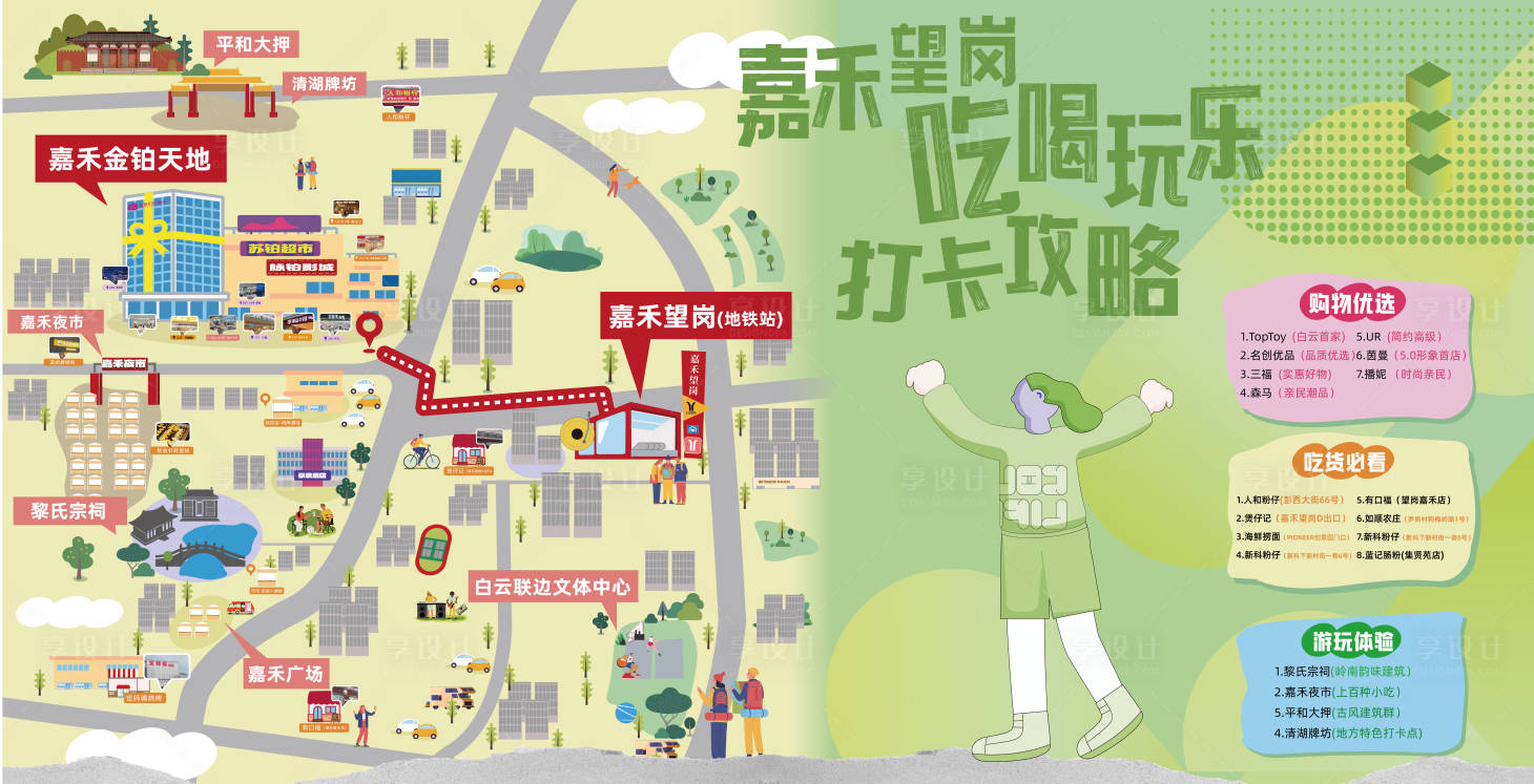 源文件下载【享设计】搜索编号：60780035659229822【打卡背景板商业地图】
