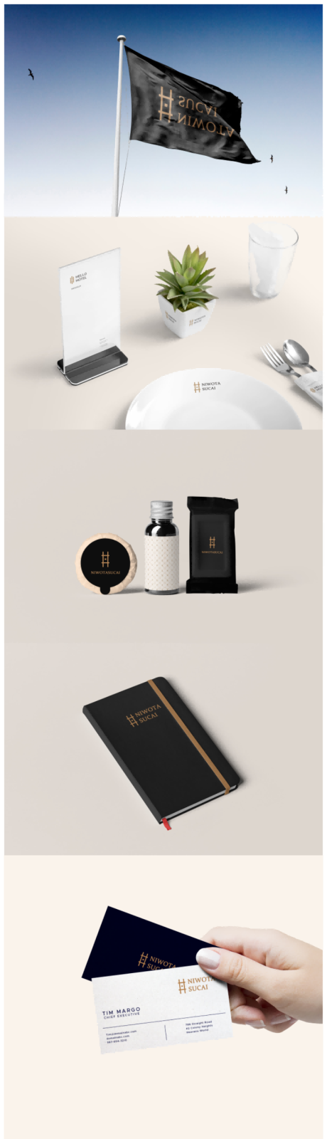 源文件下载【享设计】搜索编号：74780035826392472【高端黑色品牌酒店住宿样机合集】