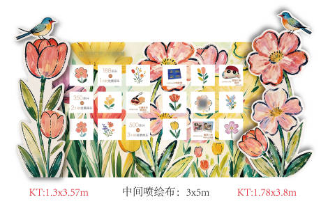 源文件下载【享设计】搜索编号：92550036066964677【春日美陈桁架】