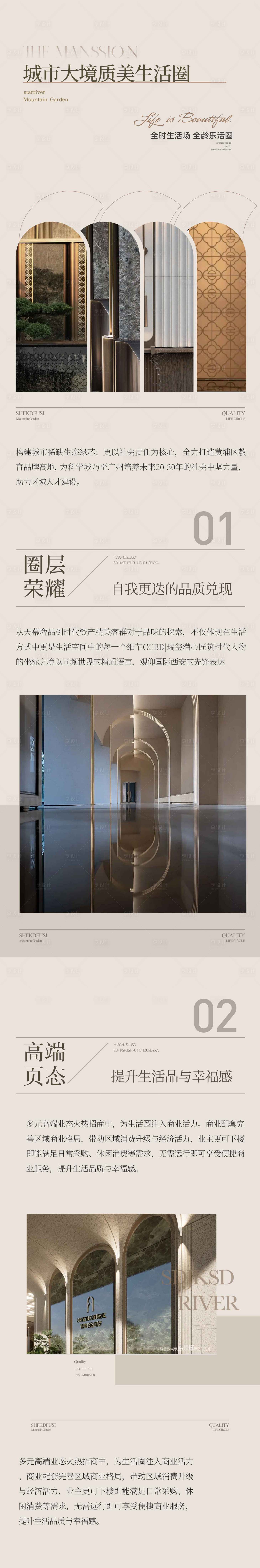 源文件下载【享设计】搜索编号：26680036093898353【地产价值点旅游攻略长图专题设计】