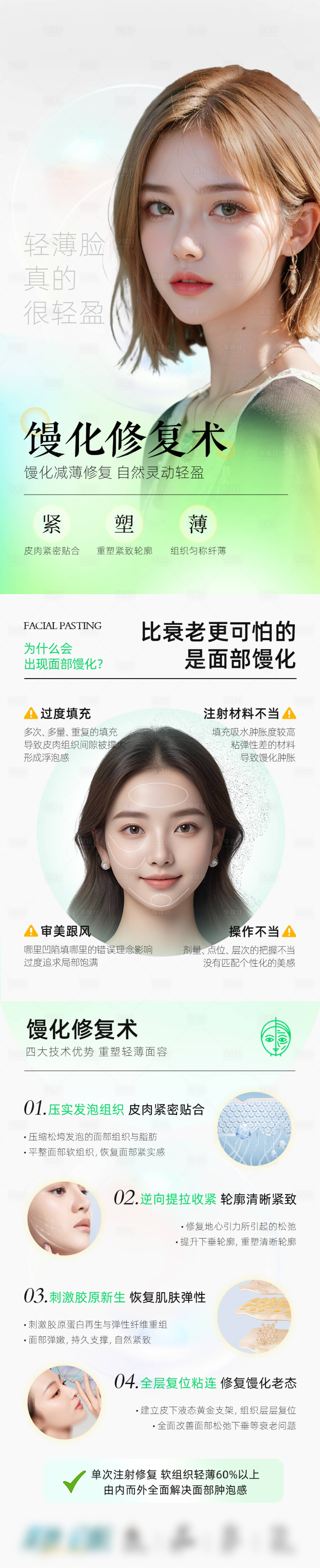 源文件下载【享设计】搜索编号：39020036081837559【馒化修复项目海报】
