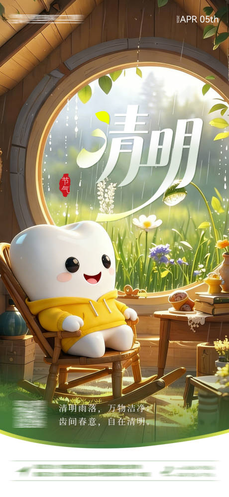 源文件下载【享设计】搜索编号：14320036020657255【二十四节气清明节】