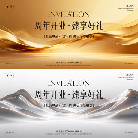 源文件下载【享设计】搜索编号：78700035772152143【医美发布会活动背景板】