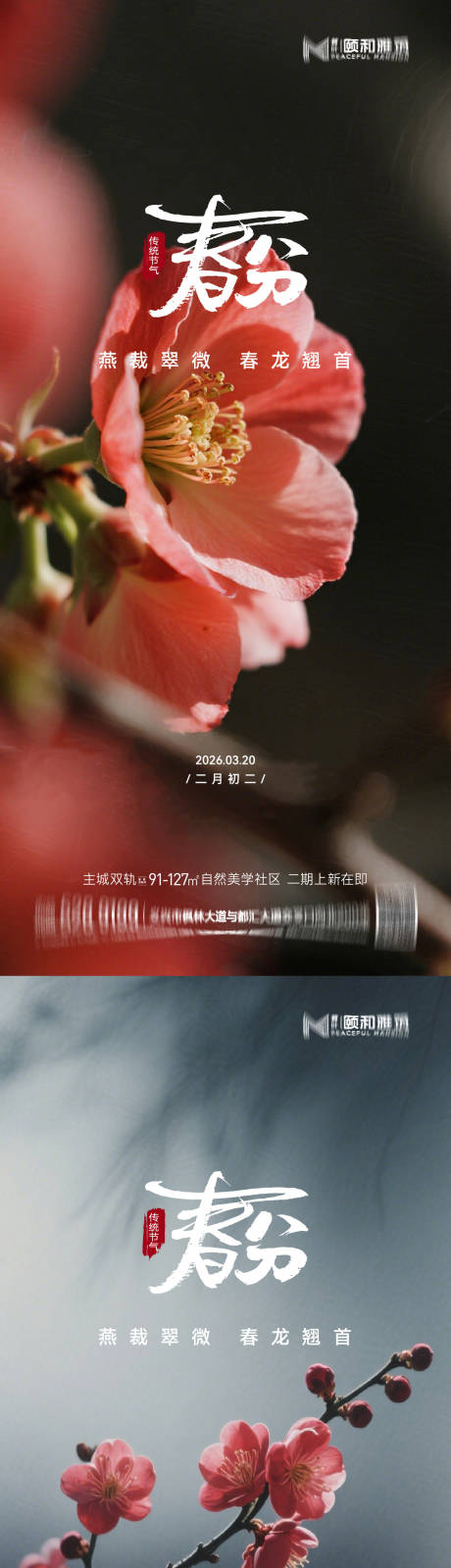 源文件下载【享设计】搜索编号：52260035898495415【龙抬头春分节日节气海报春天】