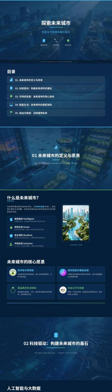 源文件下载【享设计】搜索编号：21920036158546916【科技与可持续发展的融合PPT】