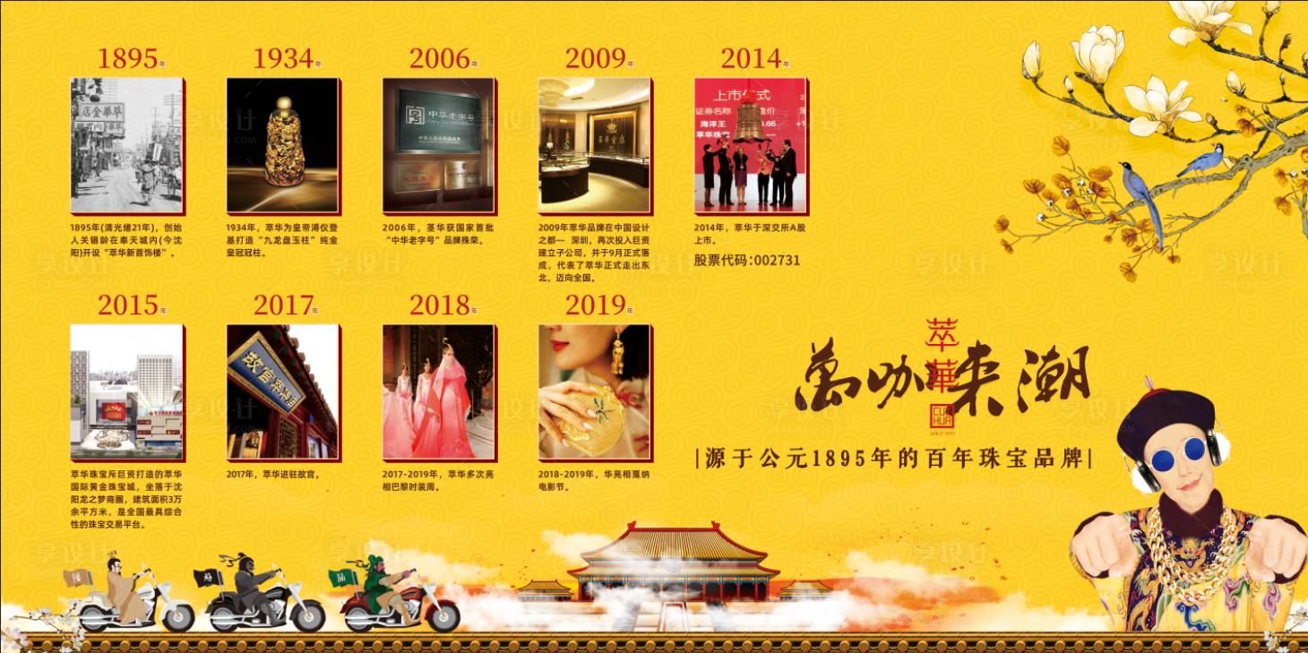 源文件下载【享设计】搜索编号：32030035646882402【黄金珠宝背景板】