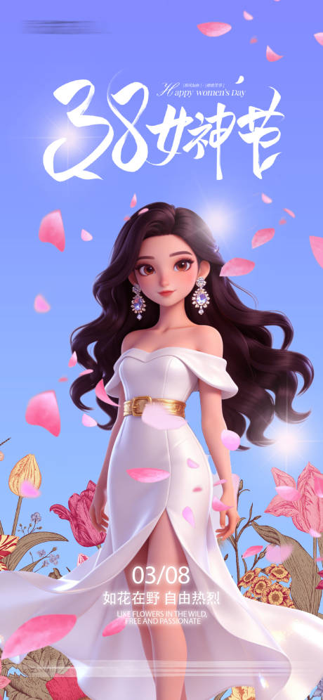 源文件下载【享设计】搜索编号：97060035648724332【38妇女节】