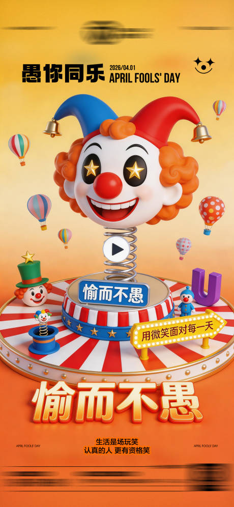 源文件下载【享设计】搜索编号：93160035984518633【酒吧愚人节传统海报】