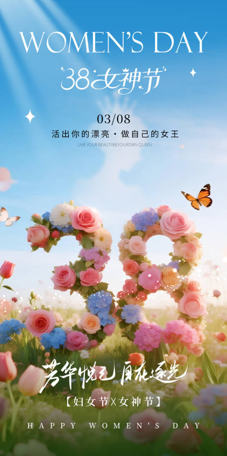 源文件下载【享设计】搜索编号：51750035675228971【妇女节海报】