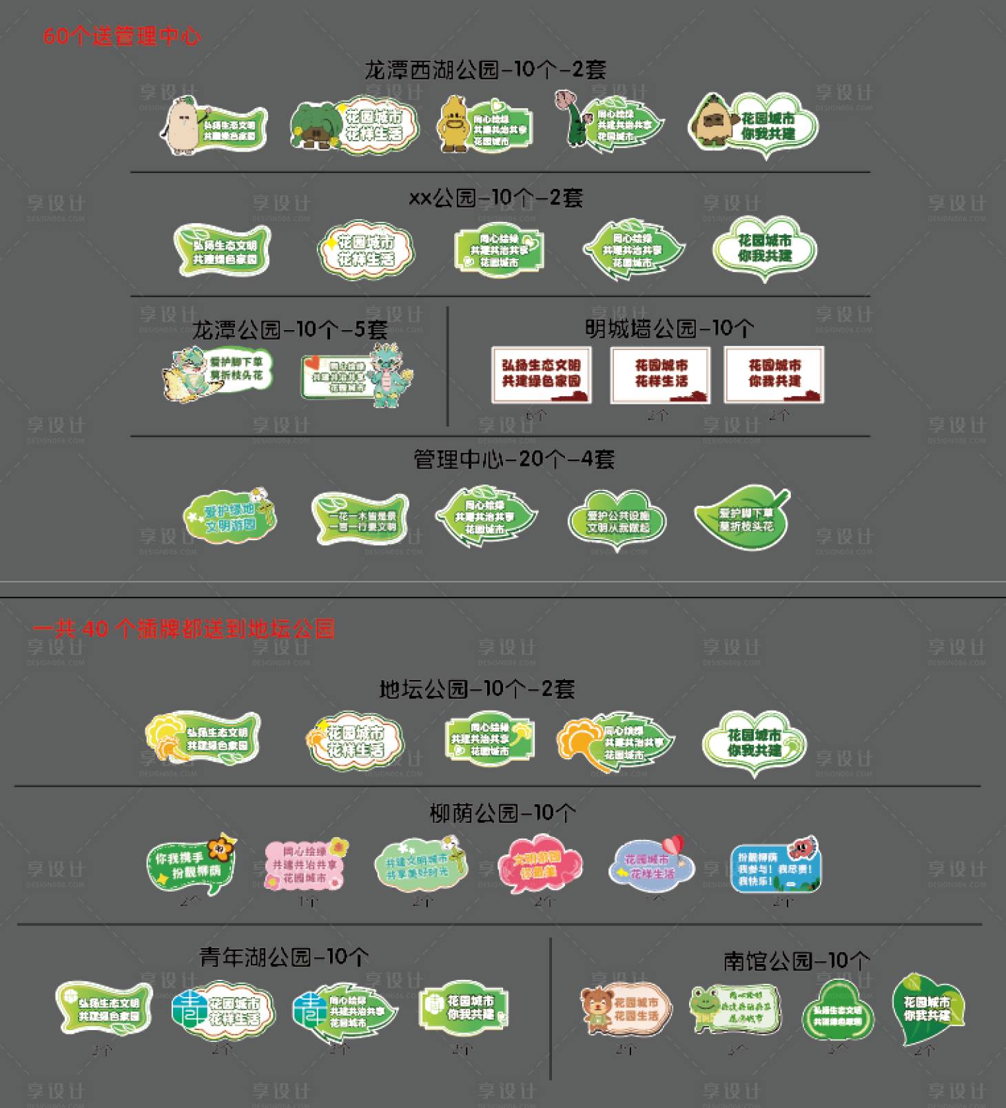 源文件下载【享设计】搜索编号：92840035961649307【公园提示牌】