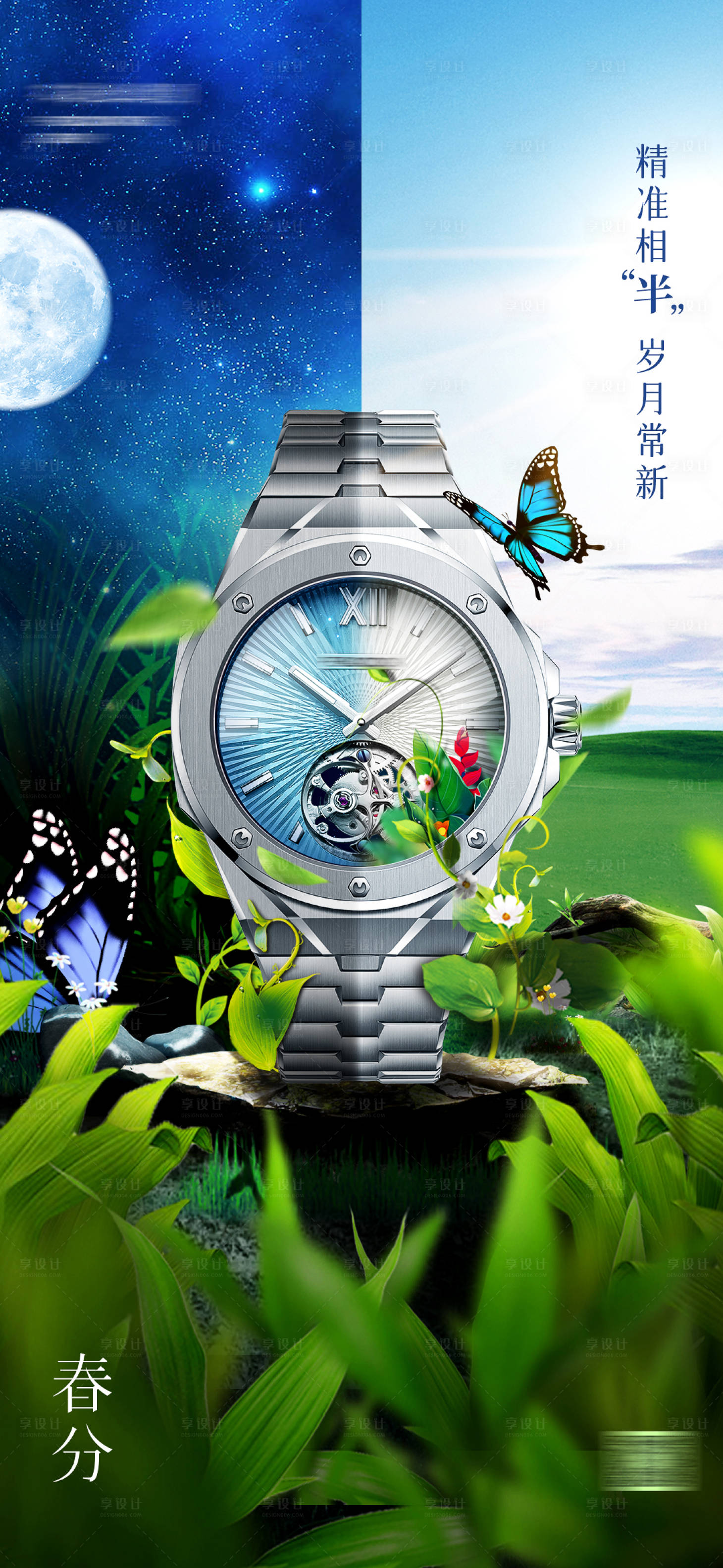 源文件下载【享设计】搜索编号：85520035866217053【春分海报】