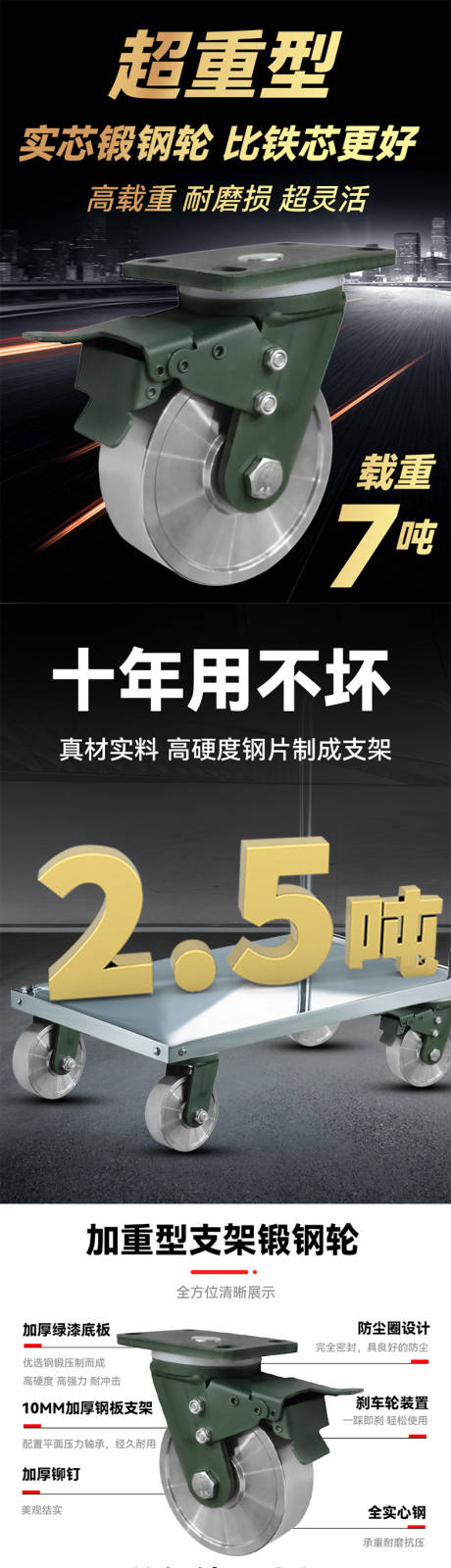 源文件下载【享设计】搜索编号：51480036035352875【超重型锻钢轮】