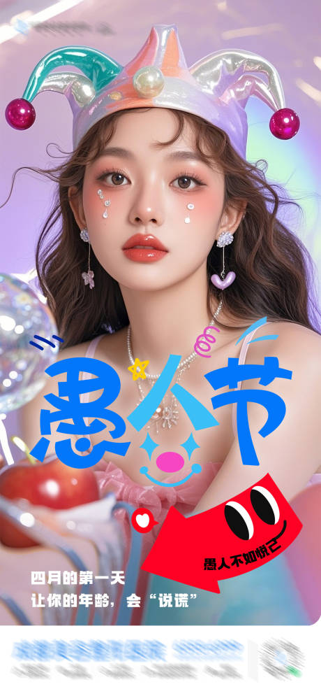 源文件下载【享设计】搜索编号：53600036140209557【愚人节创意海报 】