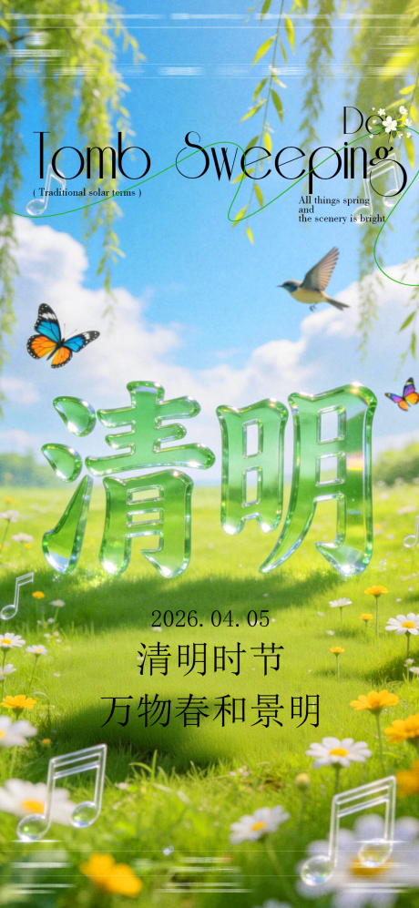 源文件下载【享设计】搜索编号：56000035983842159【酒吧清明节海报】