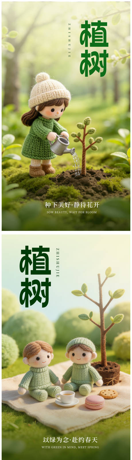 源文件下载【享设计】搜索编号：99450035764784215【植树节海报】