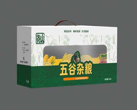 源文件下载【享设计】搜索编号：90990036099125659【五谷杂粮 开窗礼盒包装设计】
