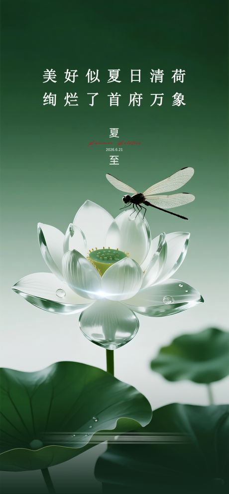 源文件下载【享设计】搜索编号：21020036074674299【夏至节气海报】