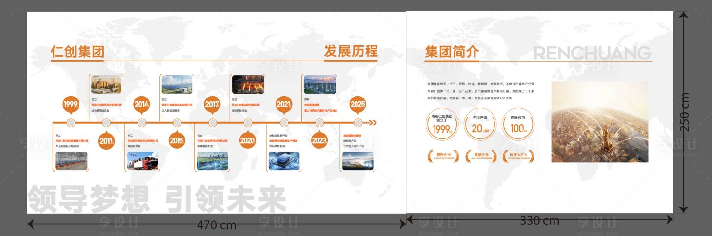 源文件下载【享设计】搜索编号：36330036119289032【企业介绍企业墙发展历程简介功法墙】