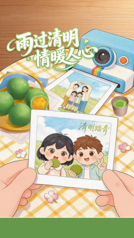 源文件下载【享设计】搜索编号：48320036072038894【清明节节日移动端海报】