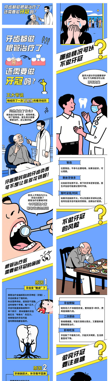 源文件下载【享设计】搜索编号：45640035994317071【根管治疗长图】