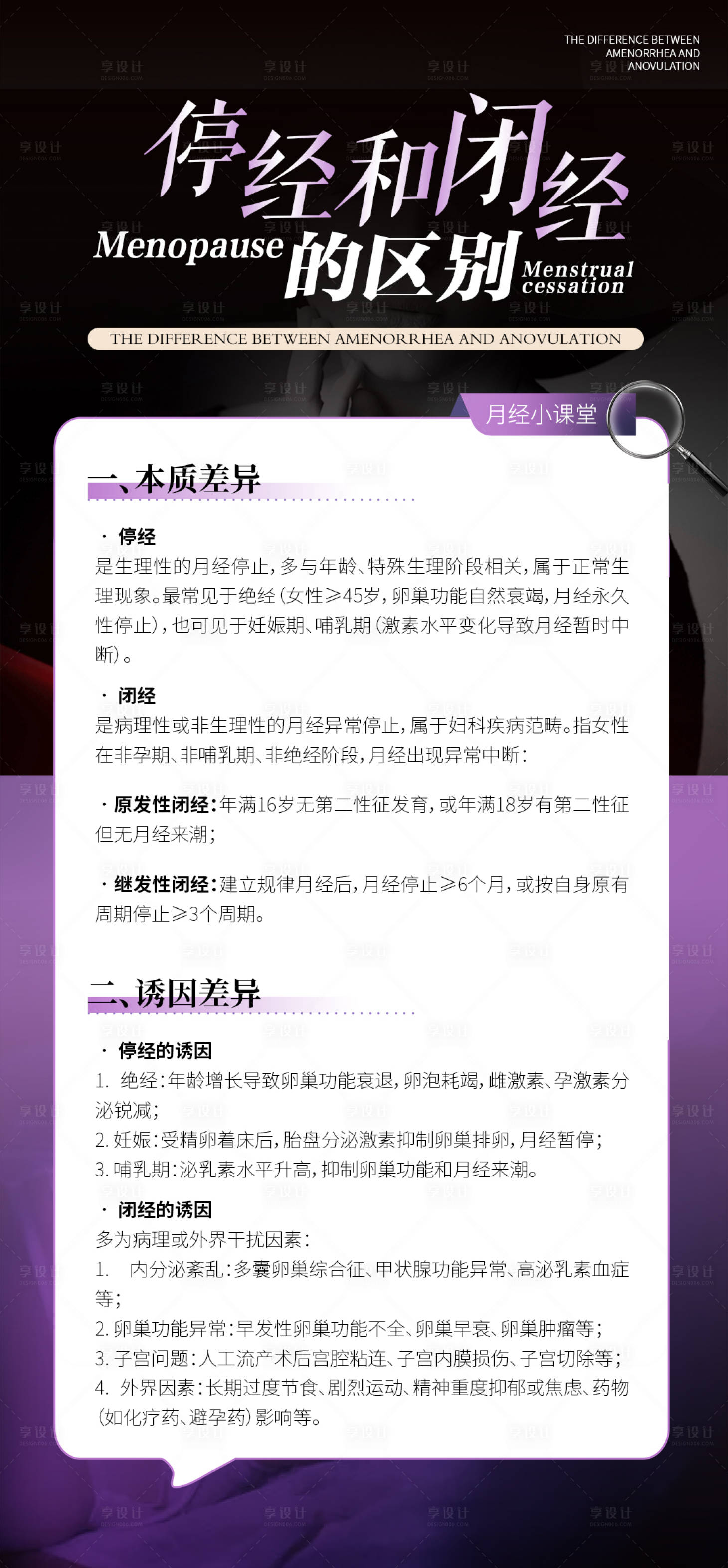 源文件下载【享设计】搜索编号：68880036041496293【女性健康科普宣传产品海报】