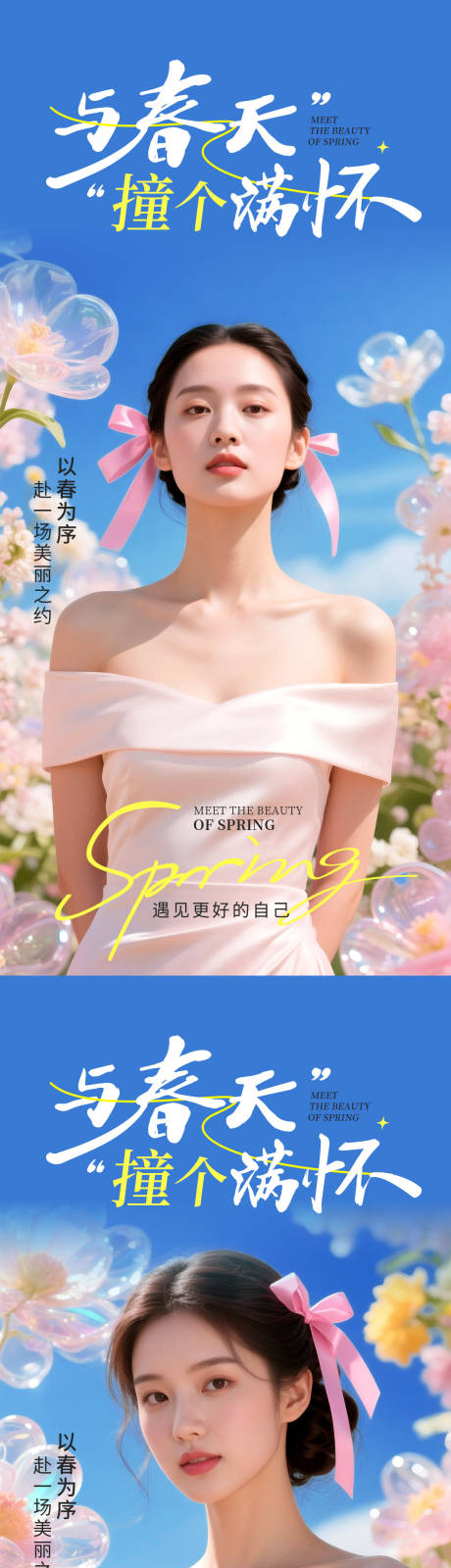 源文件下载【享设计】搜索编号：69560036084381076【美业医美模特海报】