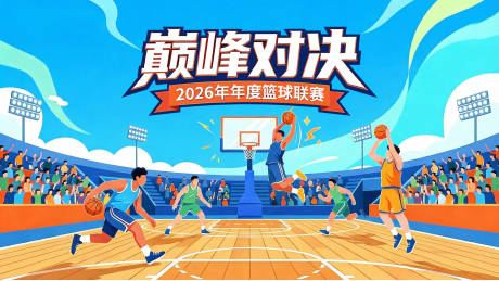 源文件下载【享设计】搜索编号：84990036137565772【篮球比赛体育赛事运动会背景板】