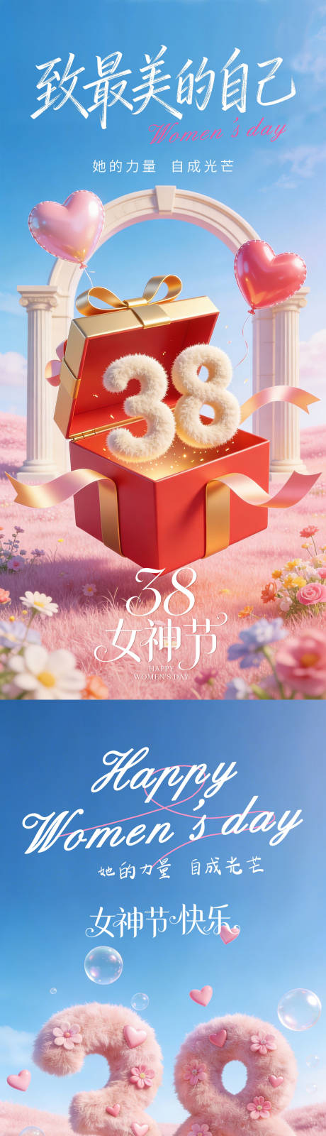 源文件下载【享设计】搜索编号：51270035695329140【女神节海报】