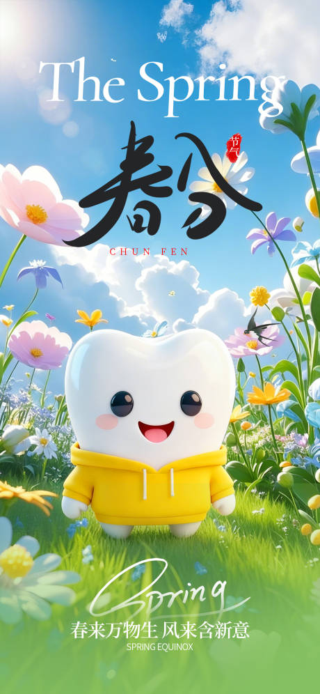 源文件下载【享设计】搜索编号：95080035960821270【二十四节气春分】