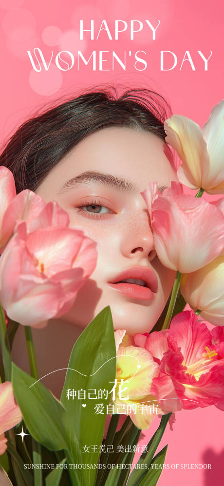 源文件下载【享设计】搜索编号：13820035706167672【医美38妇女节海报】
