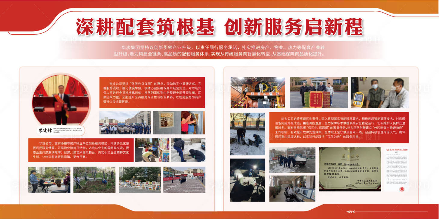 源文件下载【享设计】搜索编号：85190035863723084【红色企业宣传栏展板】