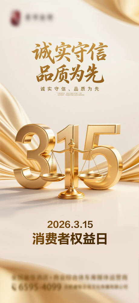 源文件下载【享设计】搜索编号：60840035833474357【315消费者权益保护日海报】