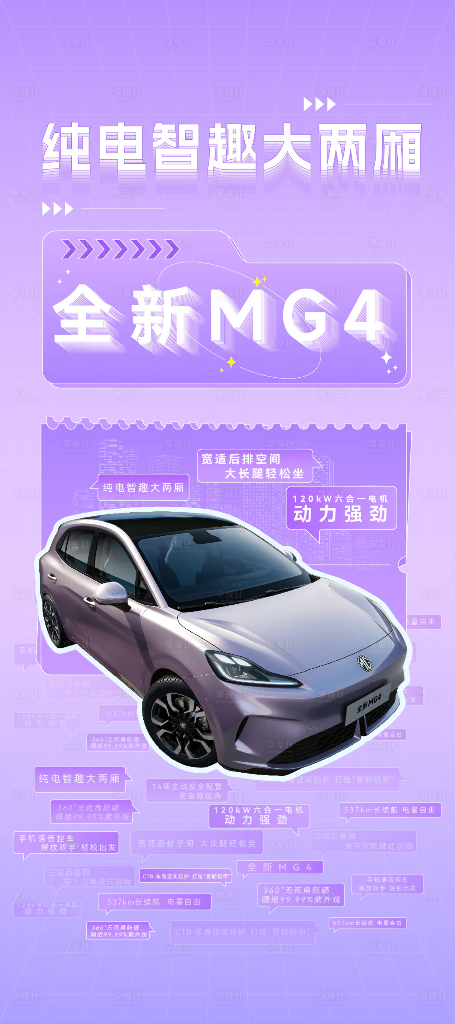源文件下载【享设计】搜索编号：63960035697399300【汽车卖点海报】