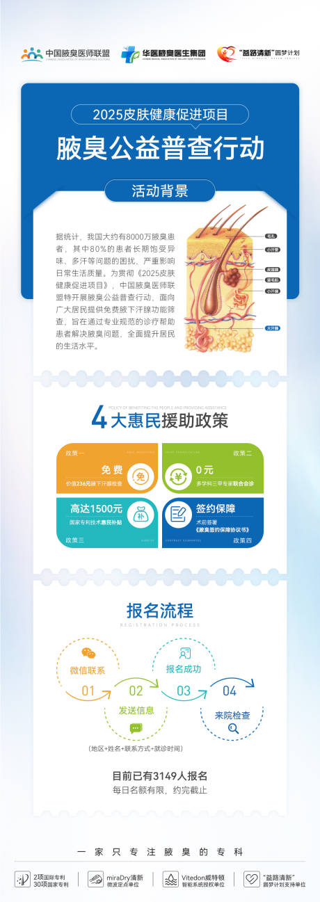源文件下载【享设计】搜索编号：72920035974759983【医疗医院公益专题援助政策流程长图】