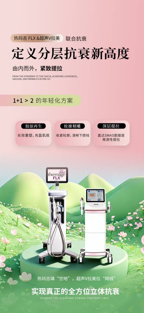 源文件下载【享设计】搜索编号：72570036046703240【医美仪器海报】